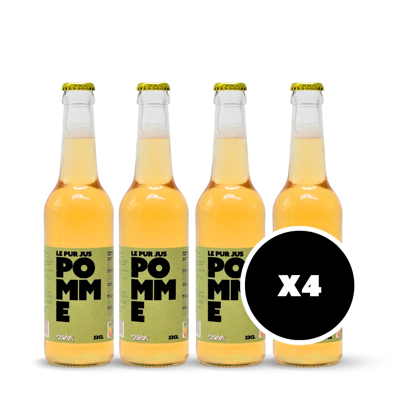 Pur jus de pomme X4