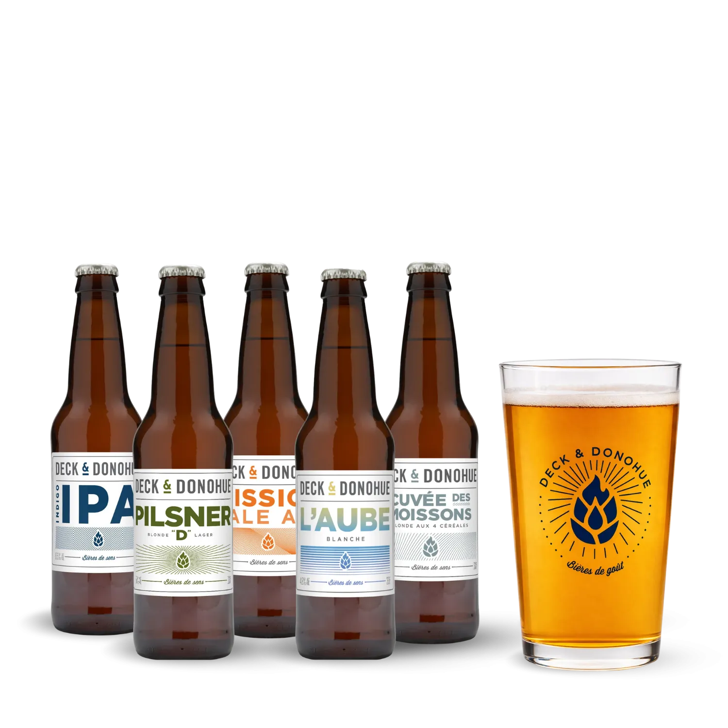 Pack Découverte Deck & Donohue 33cl + Verre offert