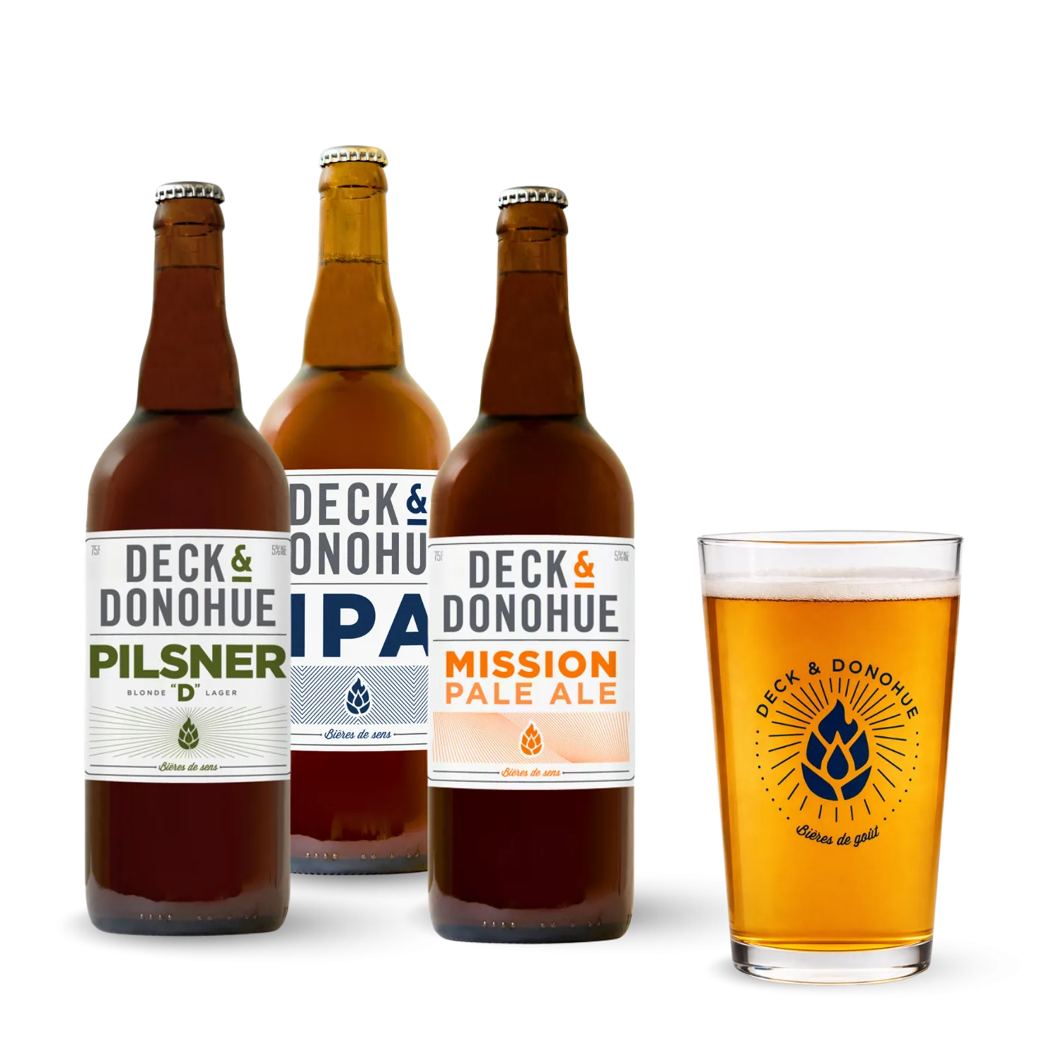 Pack Découverte Deck & Donohue 75cl + Verre offert