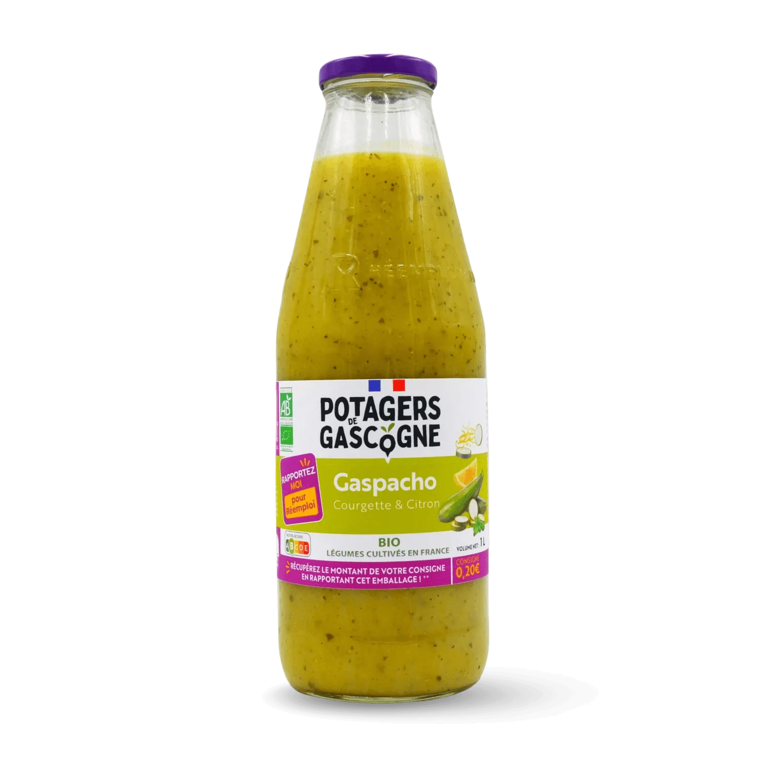 Gaspacho courgette citron