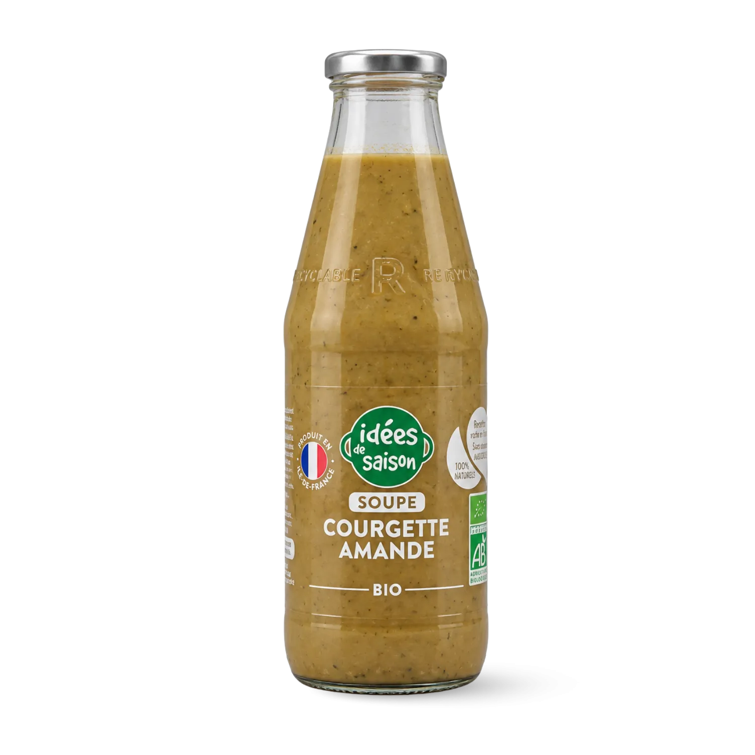 Soupe courgette, amande