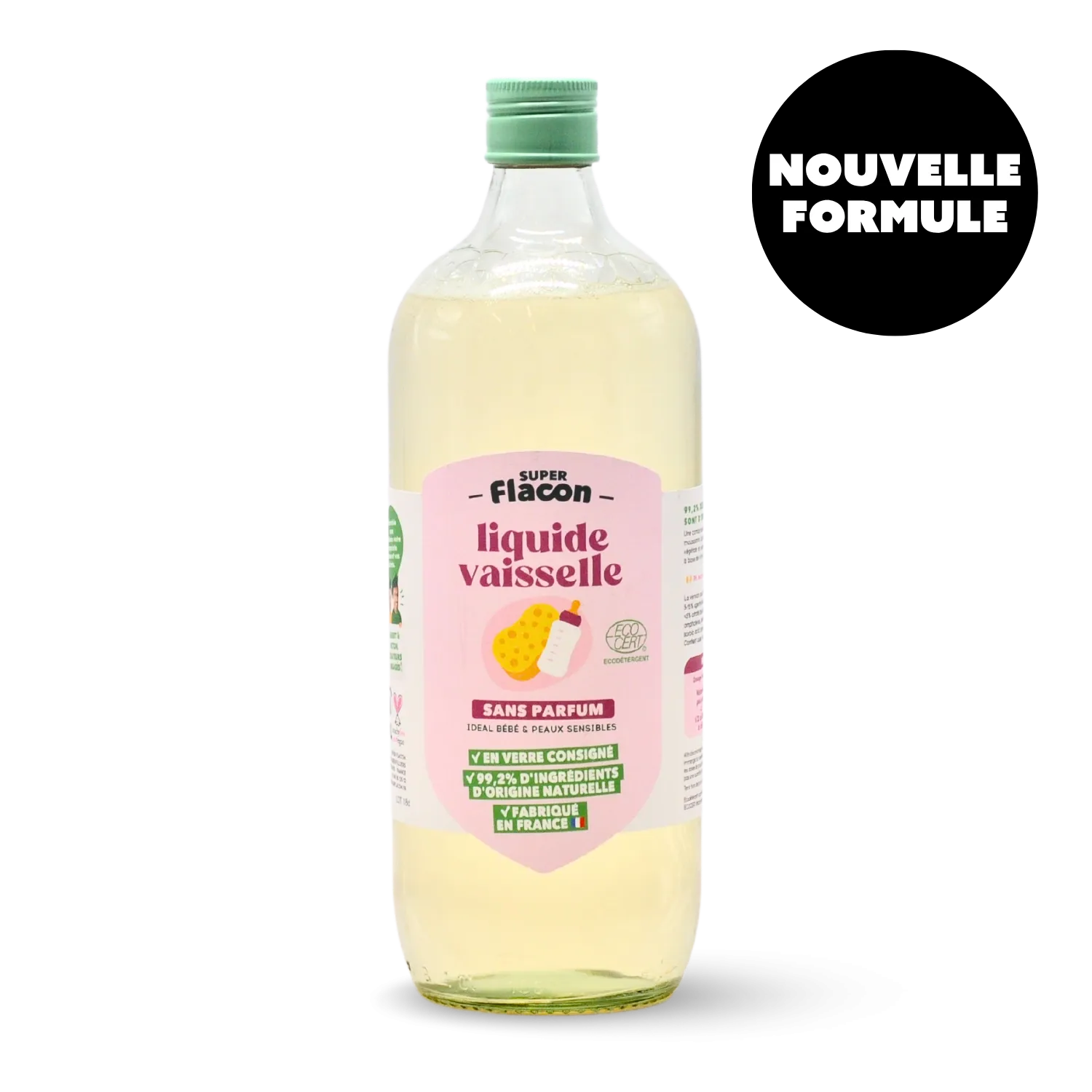 Liquide vaisselle sans parfum - Nouvelle formule