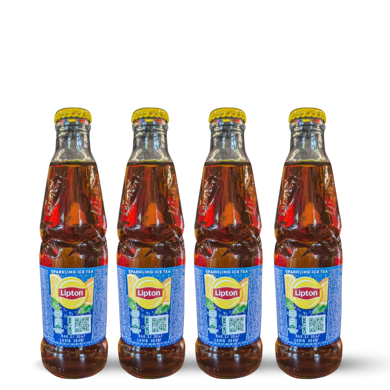 Lipton Original Sparkling Ice Tea x4