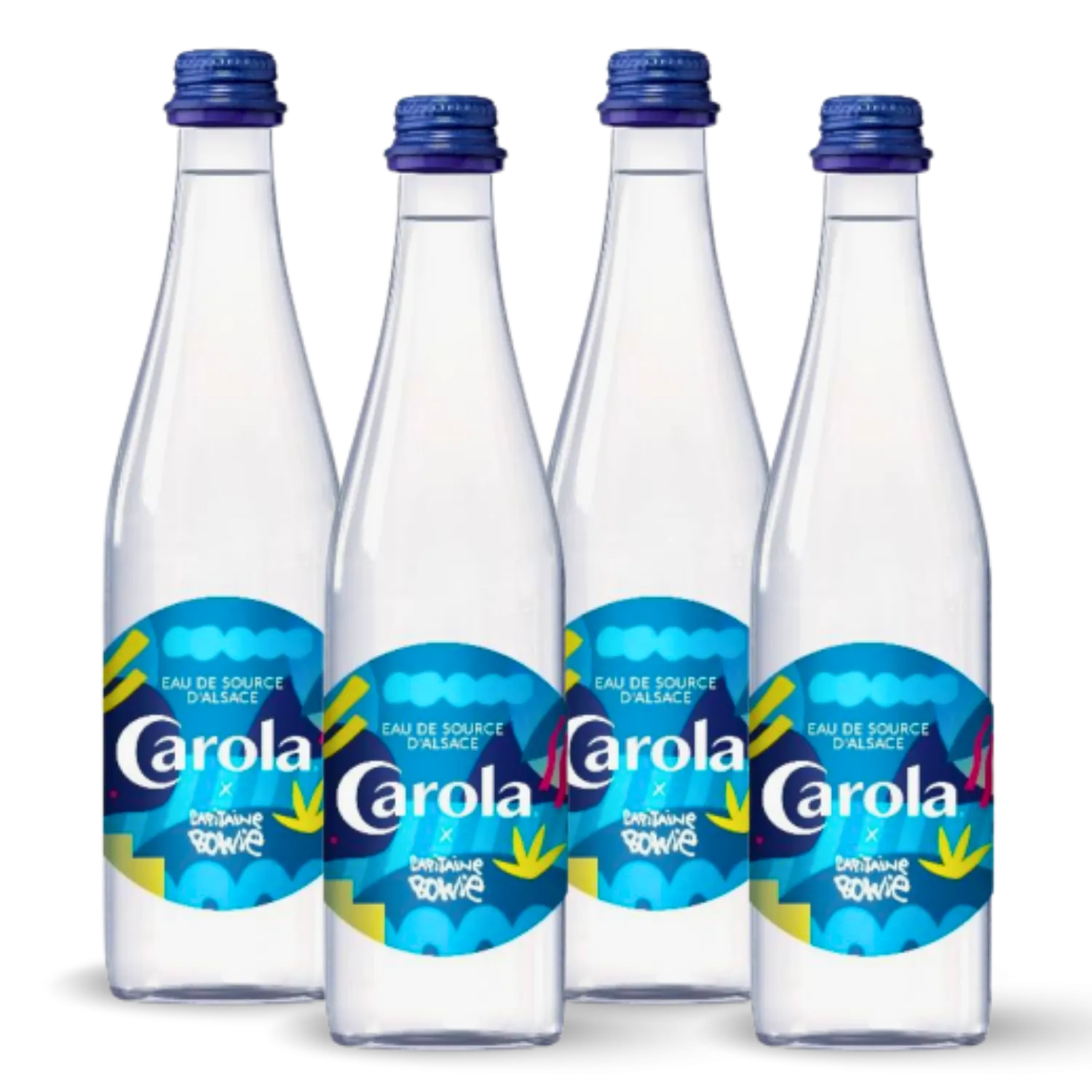 Carola eau plate x4