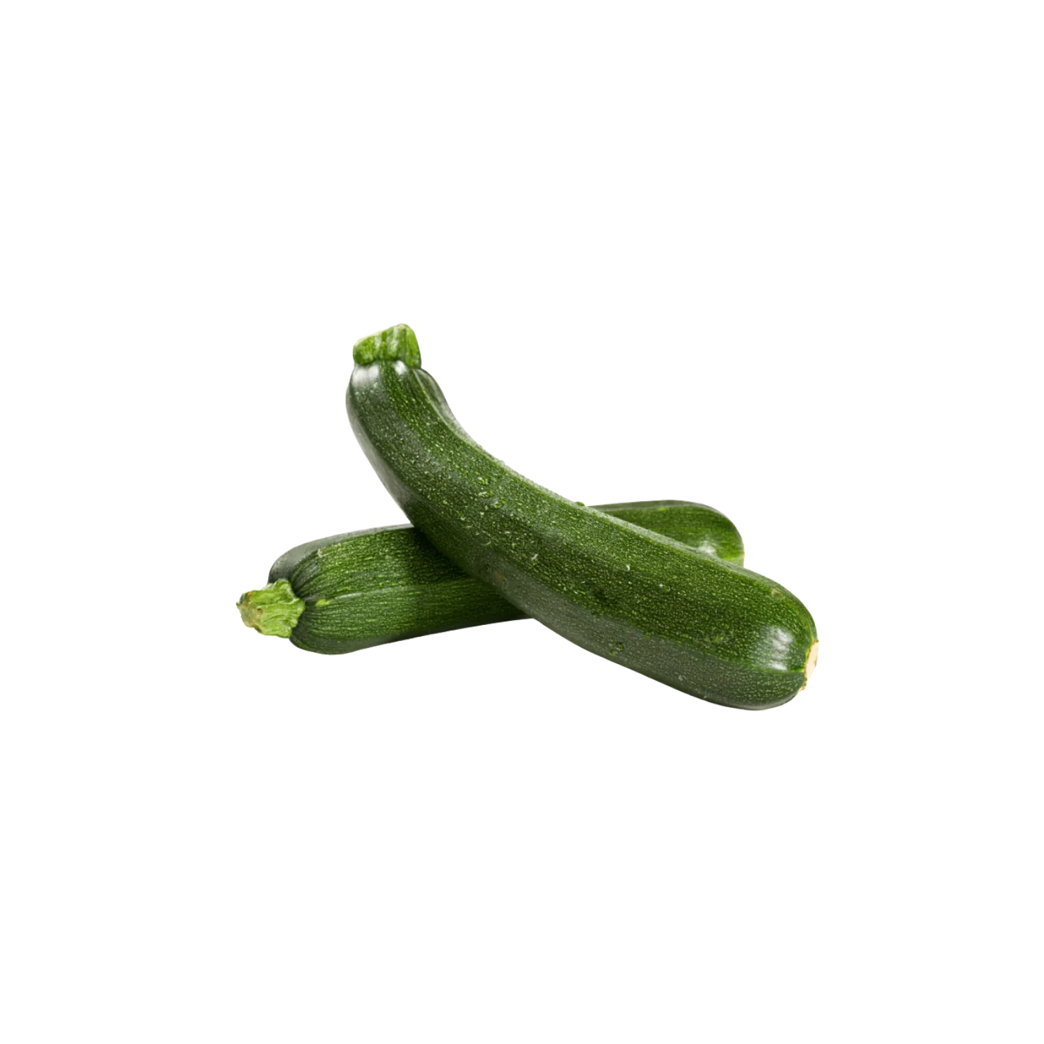 4 courgettes vertes