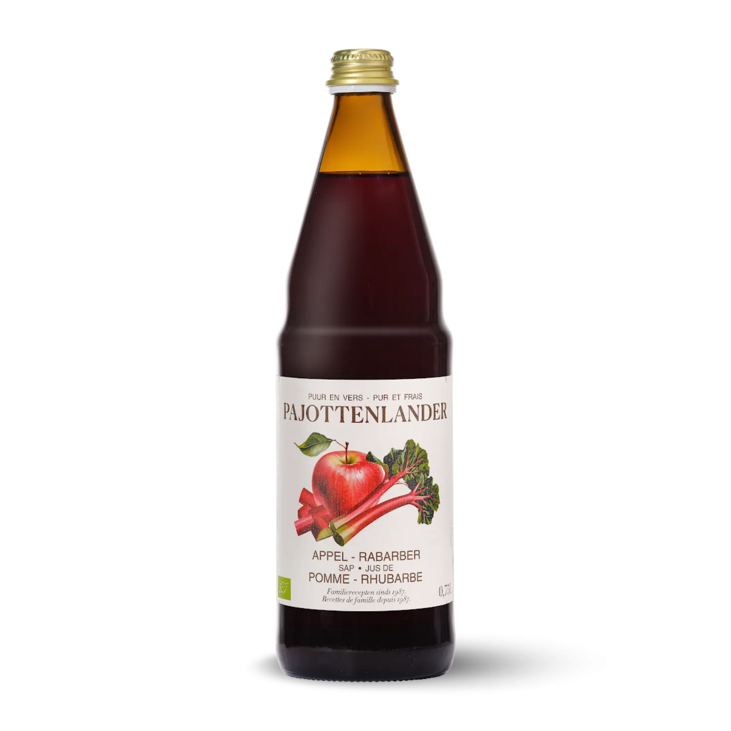 Jus de pomme rhubarbe