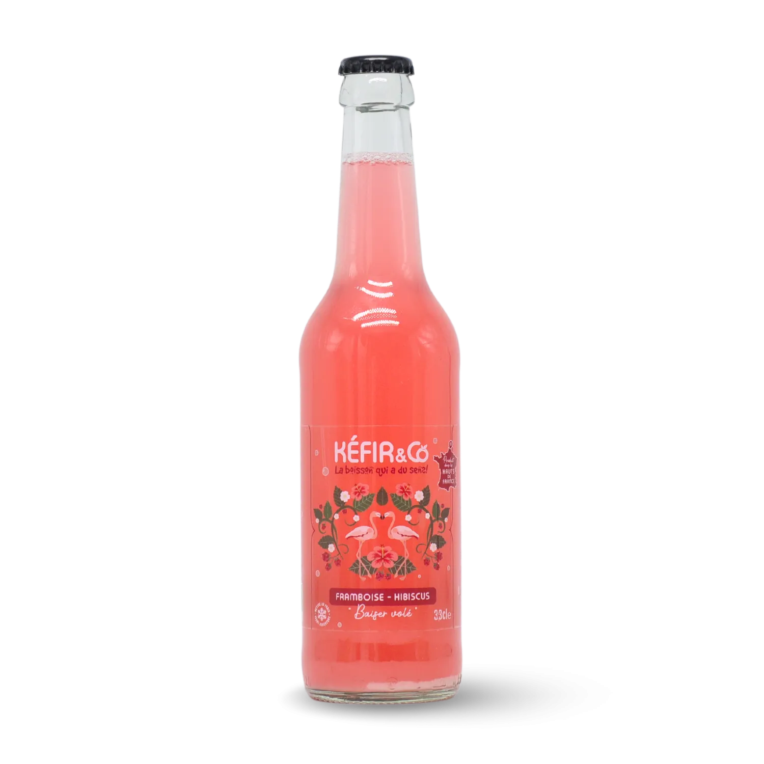 Kéfir de fruits Framboise Hibiscus