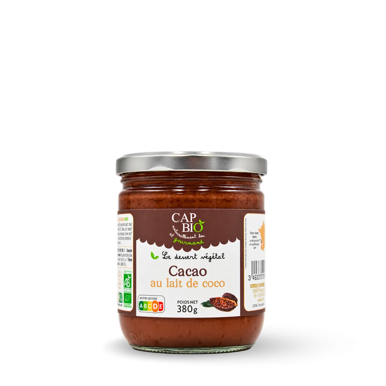 Dessert végétal cacao au lait de coco