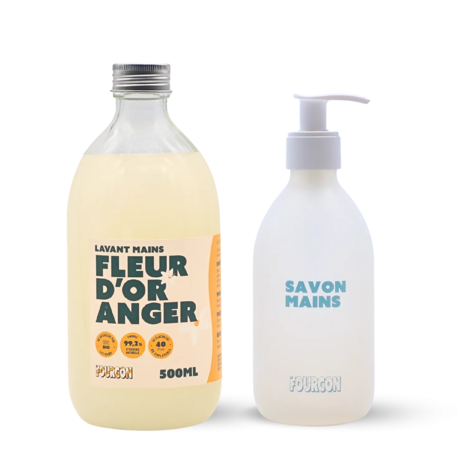 Pack Lavant mains Fleur d'oranger & flacon