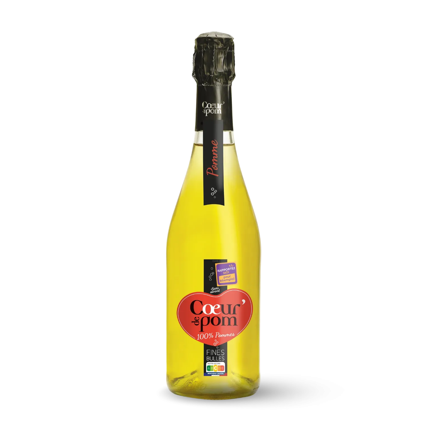 Jus de pomme pétillant