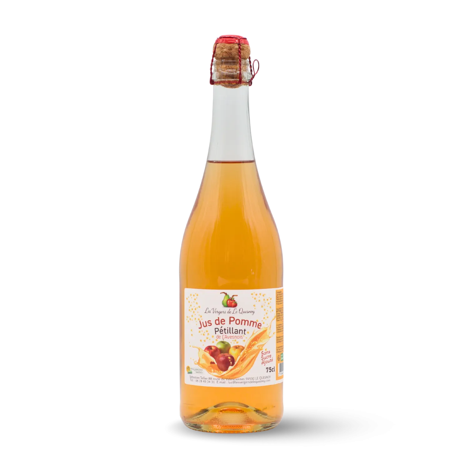 Jus de pomme pétillant