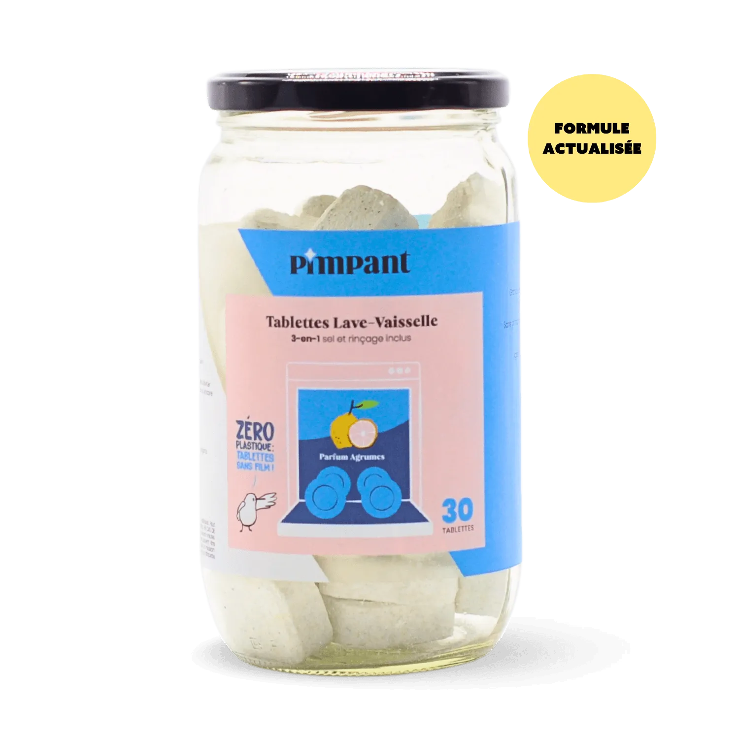 30 tablettes lave-vaisselle 3 en 1 - Formule Actualisée