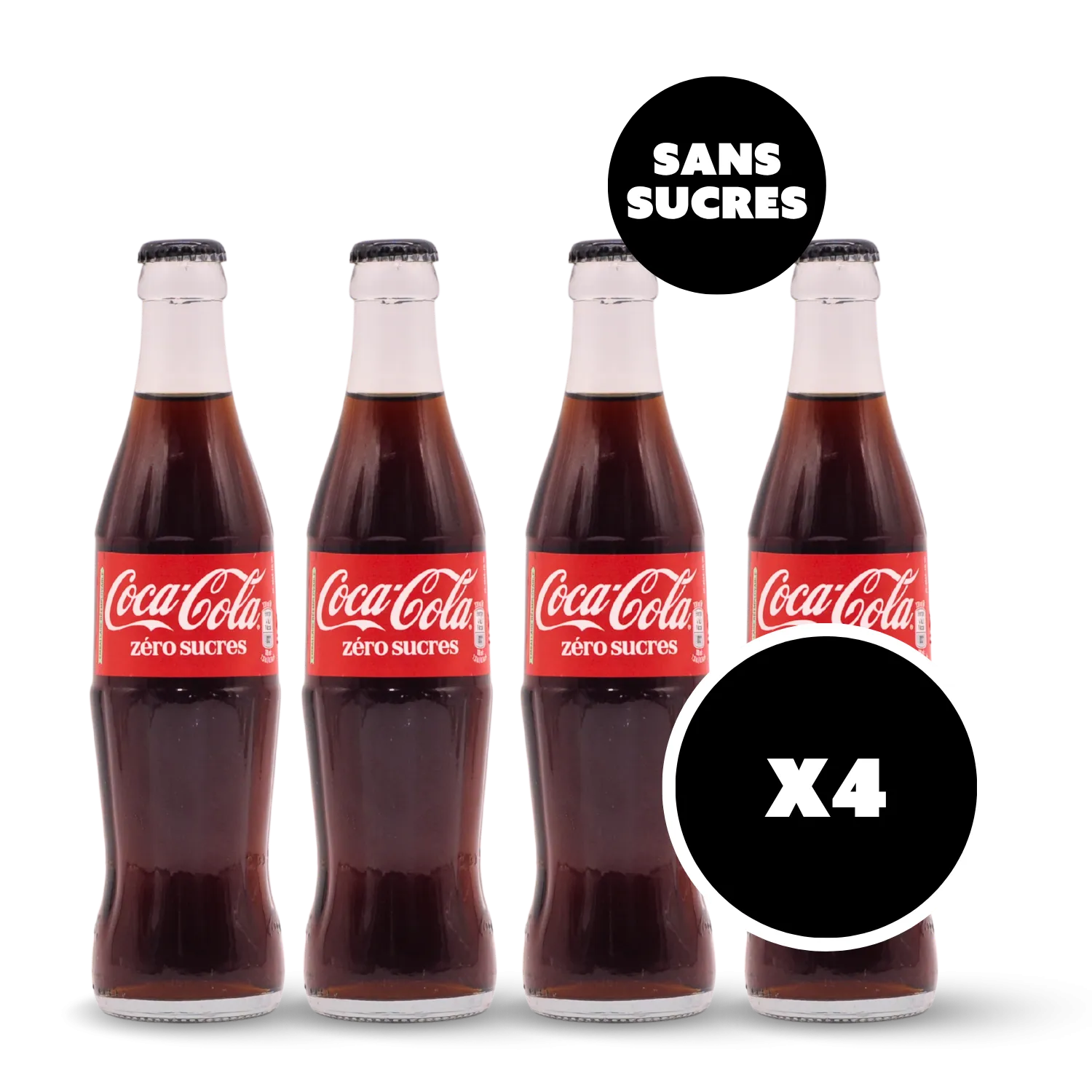 Pack 4 x Coca-Cola Zéro