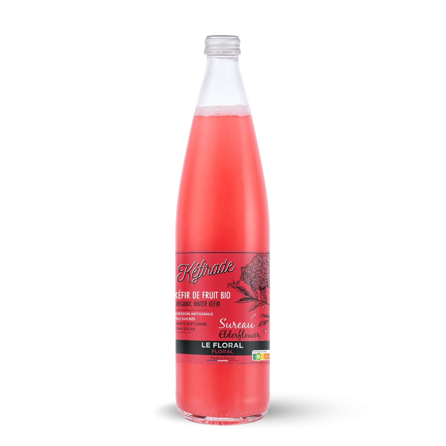 Kéfir Sureau Hibiscus L'Atelier du Ferment