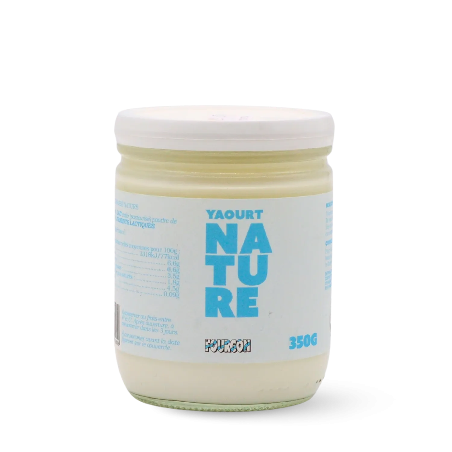 Yaourt brassé nature fermier
