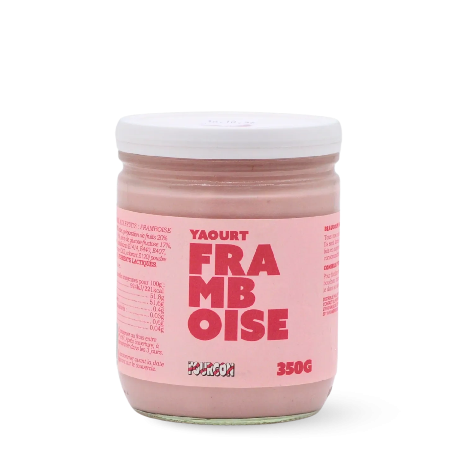 Yaourt brassé saveur Framboise