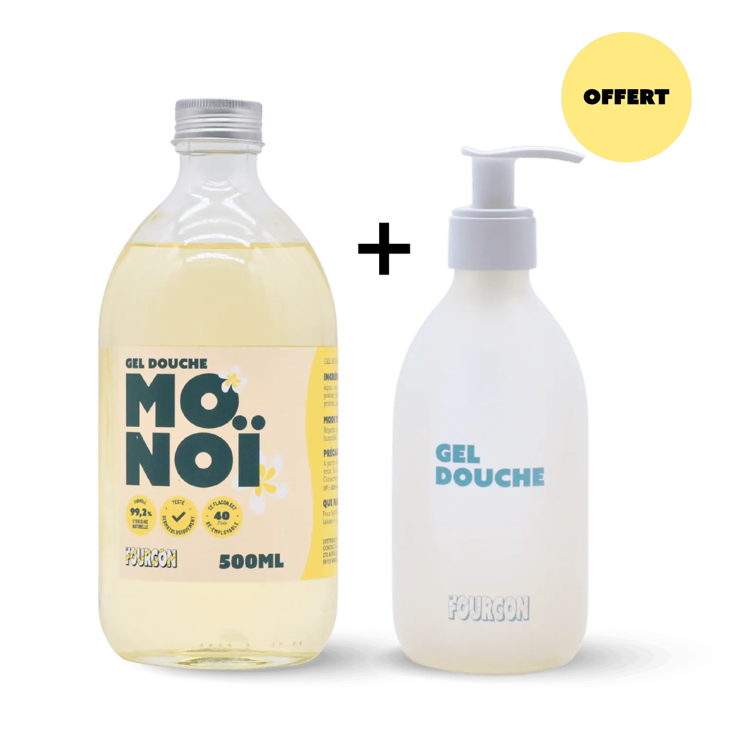 Pack gel douche Monoï & flacon
