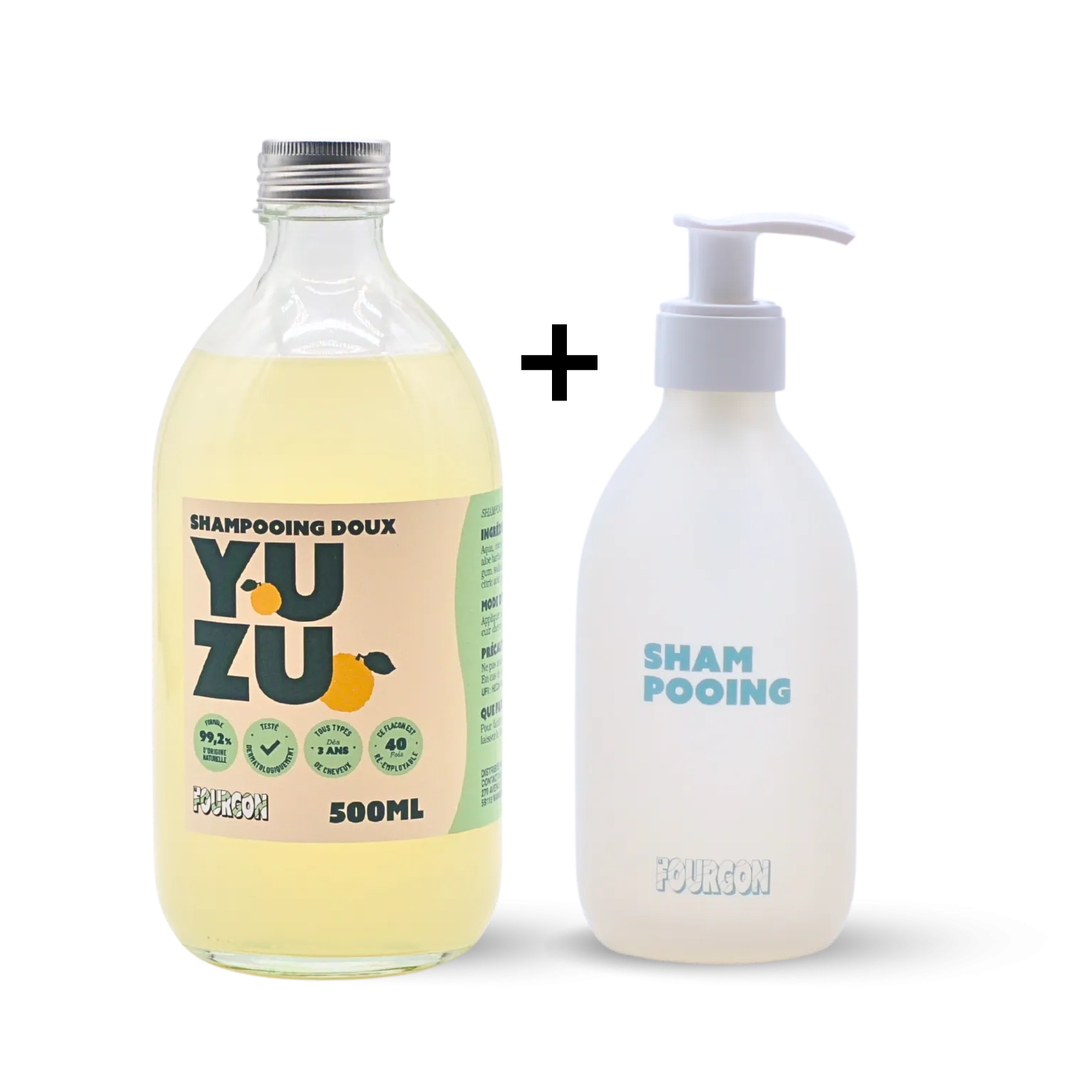 Pack shampooing doux Yuzu & flacon