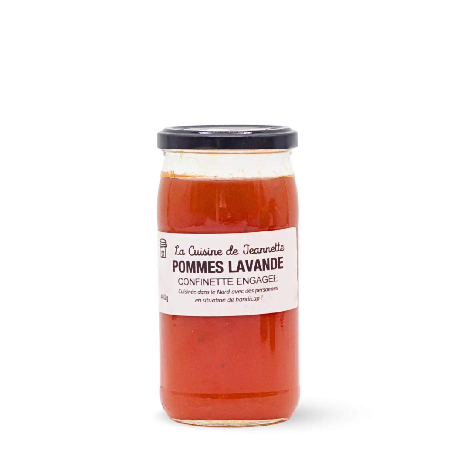 Confiture pomme lavande