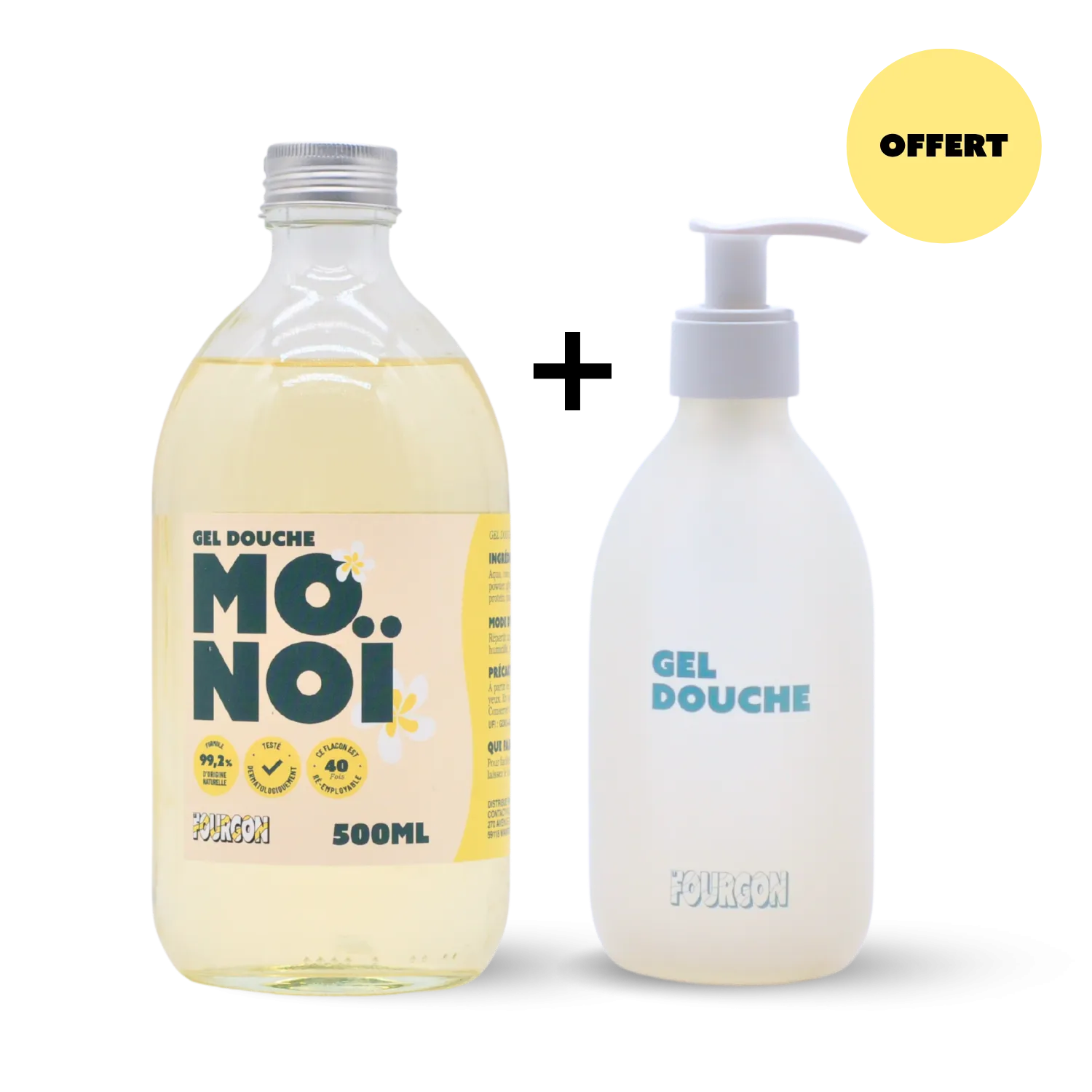 Pack Gel douche Monoï & flacon OFFERT