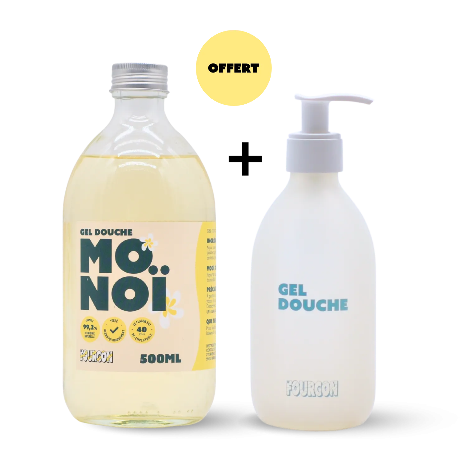 Pack Gel douche Monoï & flacon OFFERT