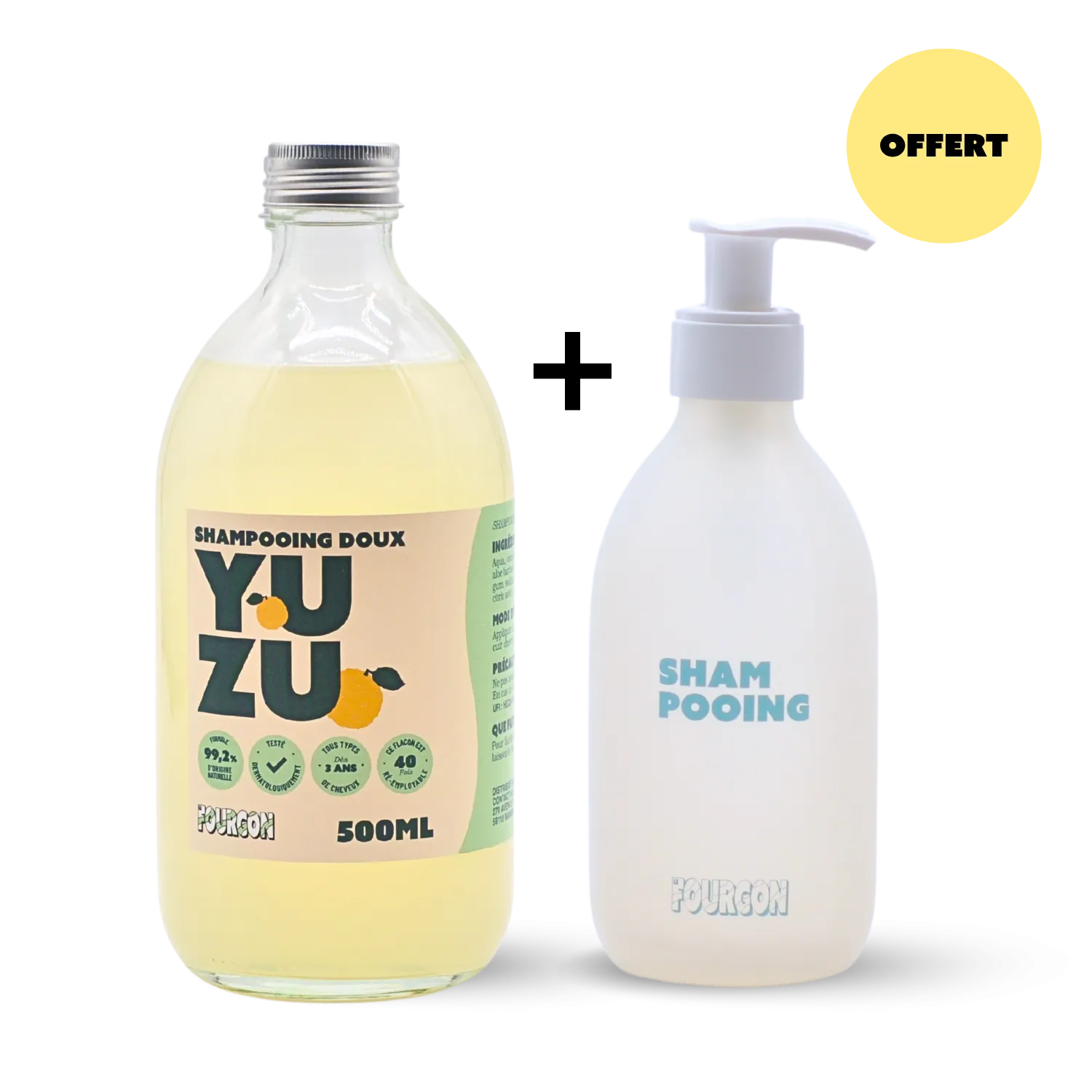 Pack Shampooing doux Yuzu & flacon OFFERT