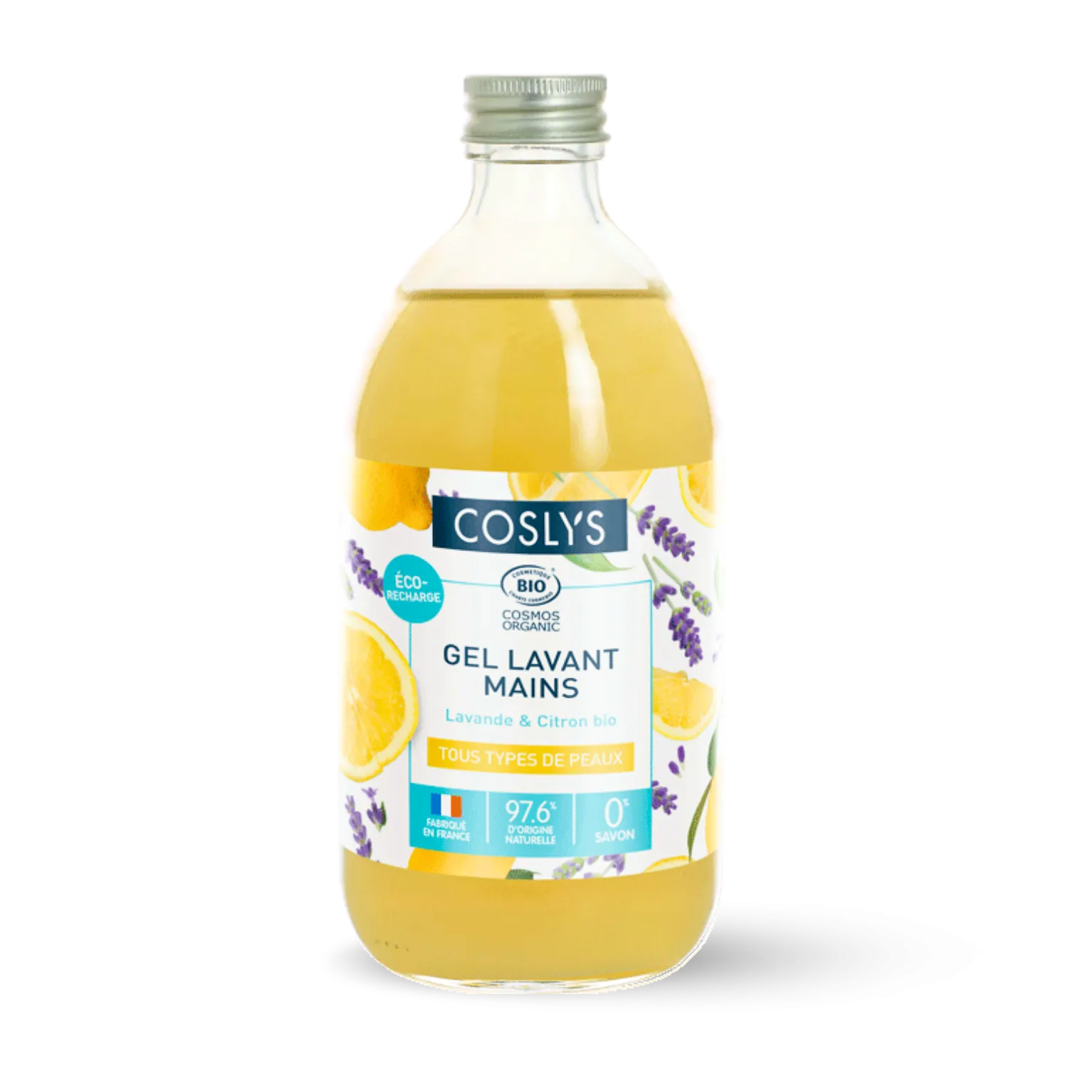 Gel lavant mains Lavande & citron bio