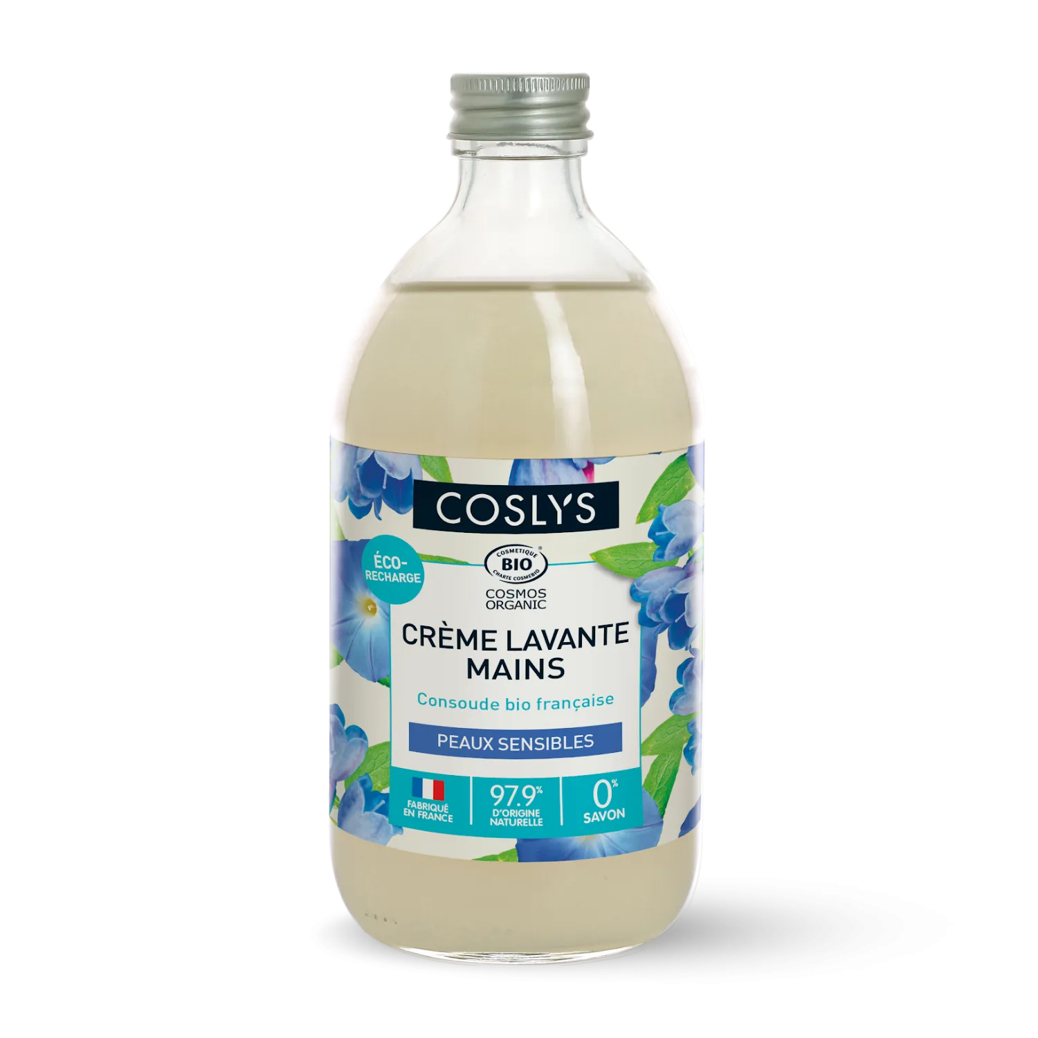 Crème lavante mains Peaux sensibles, à la consoude bio