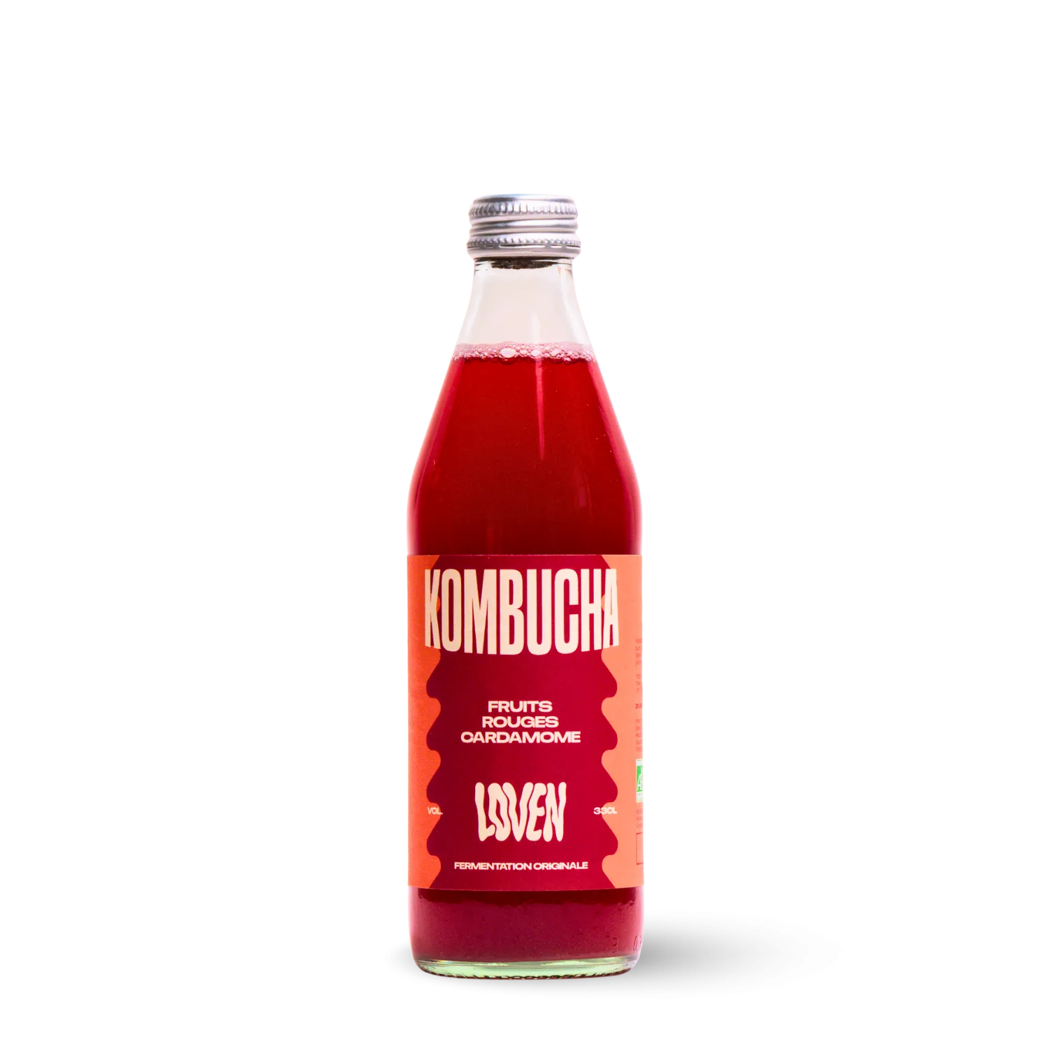 Kombucha Fruits Rouges Cardamome