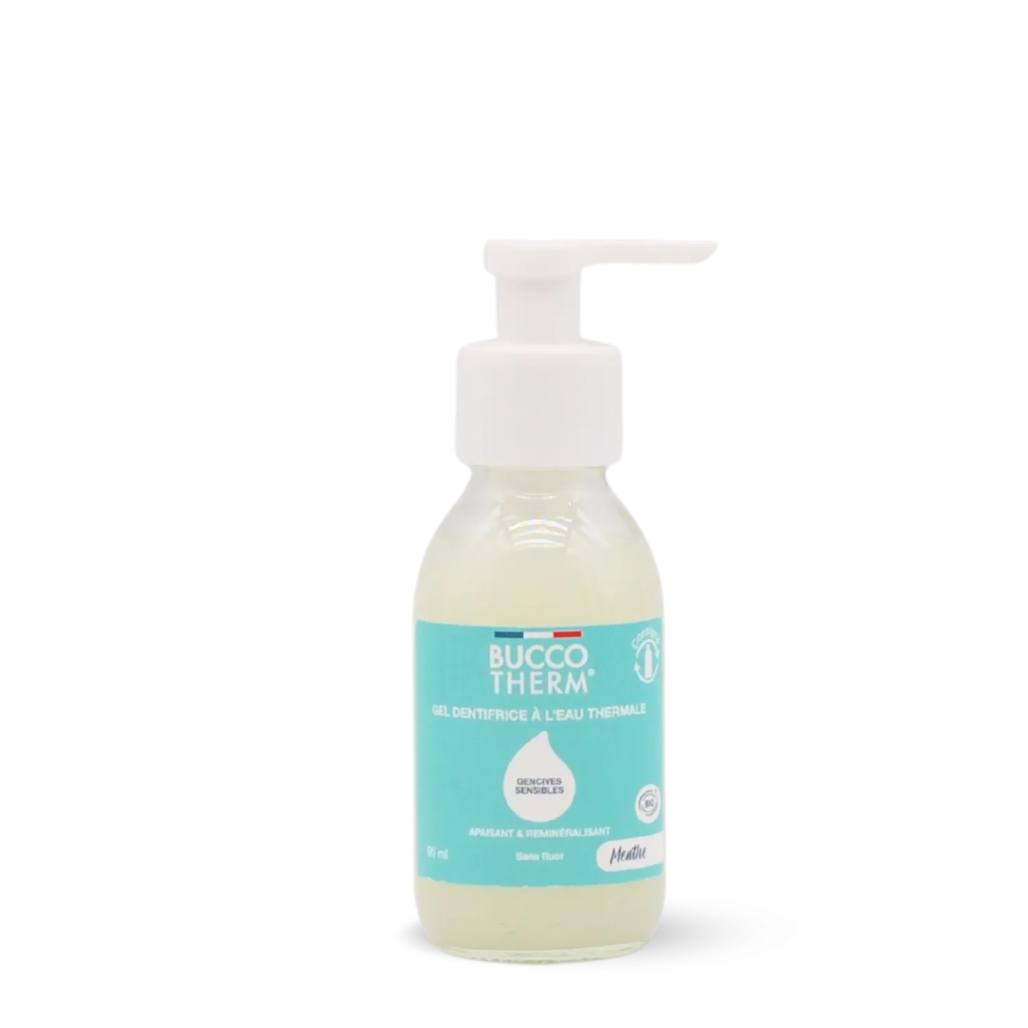 Dentifrice sans fluor gencives sensibles à la menthe