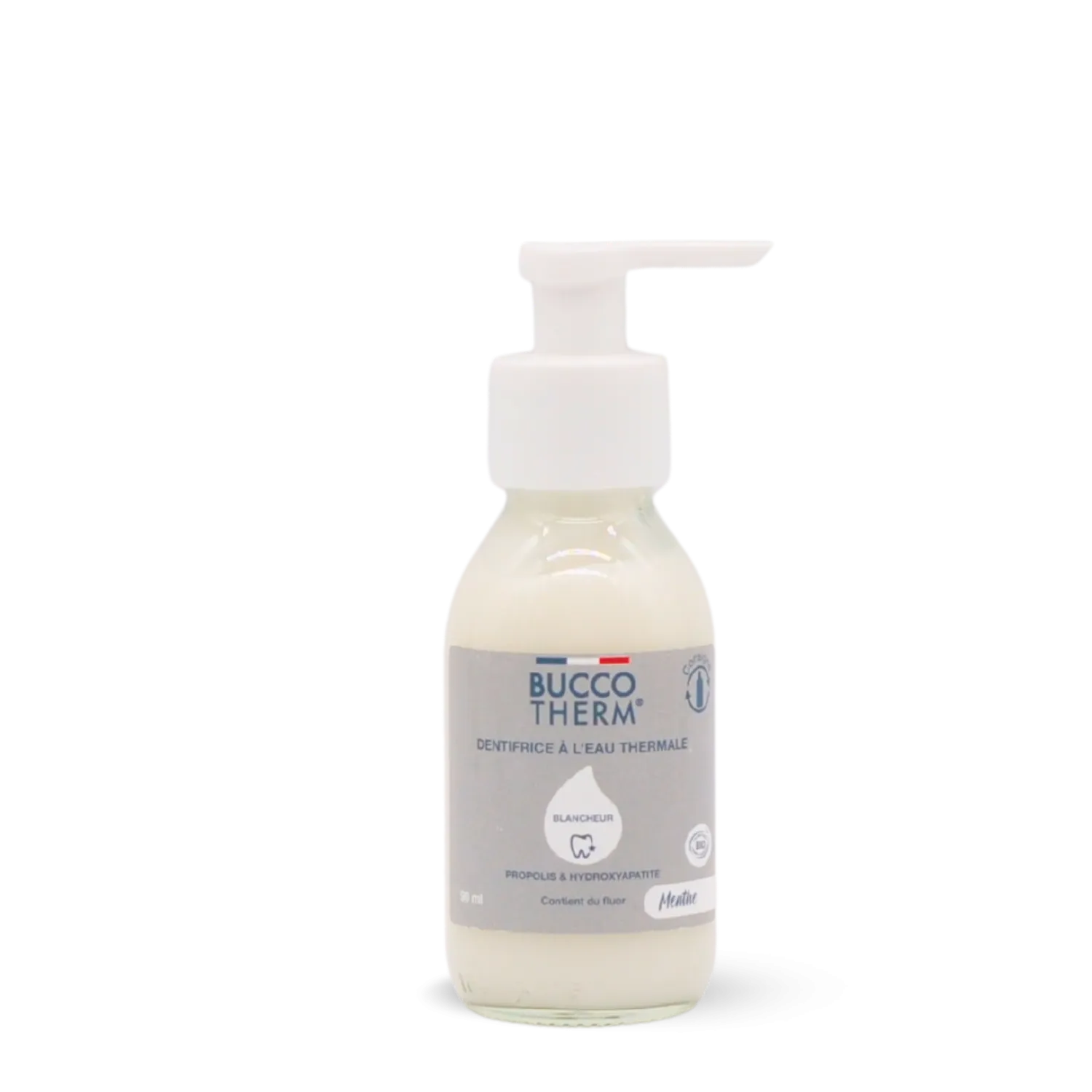 Dentifrice fluoré blancheur à la menthe