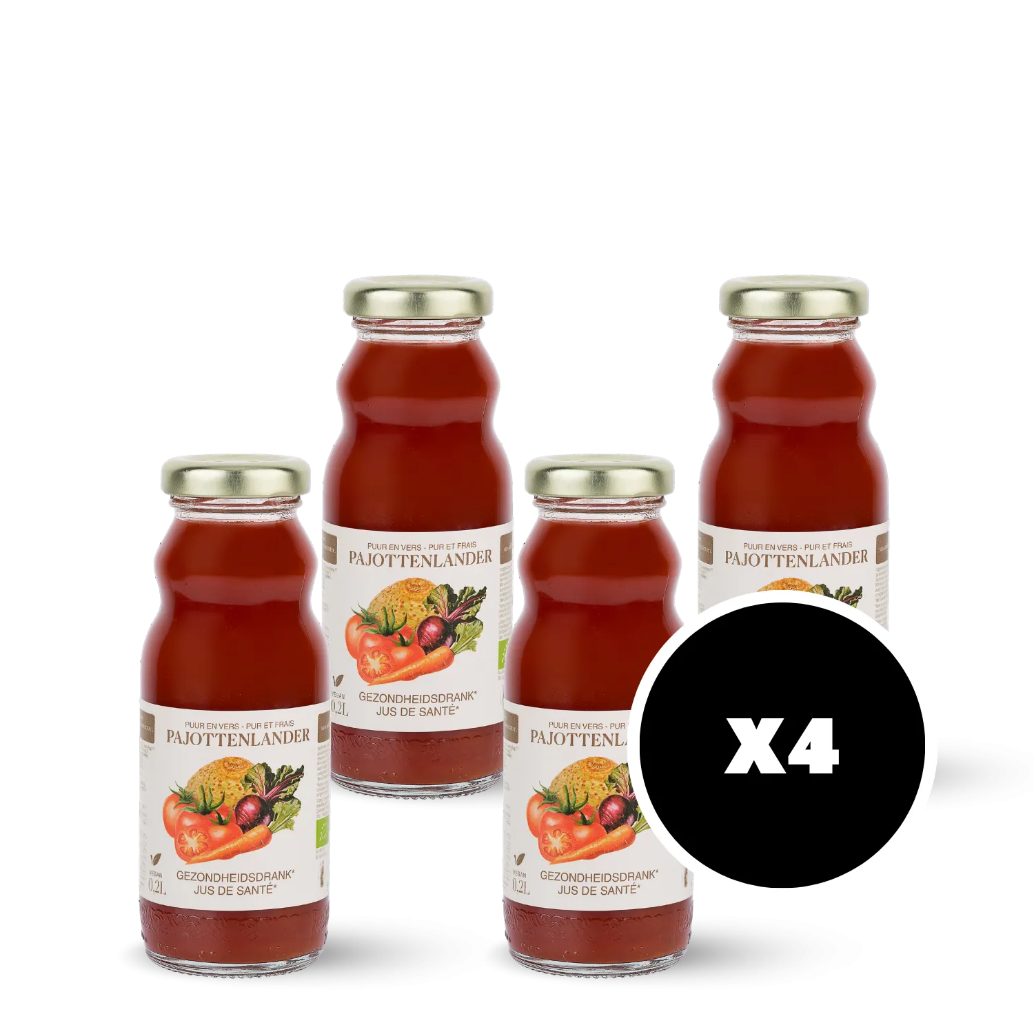Pack 4 x Jus de légumes